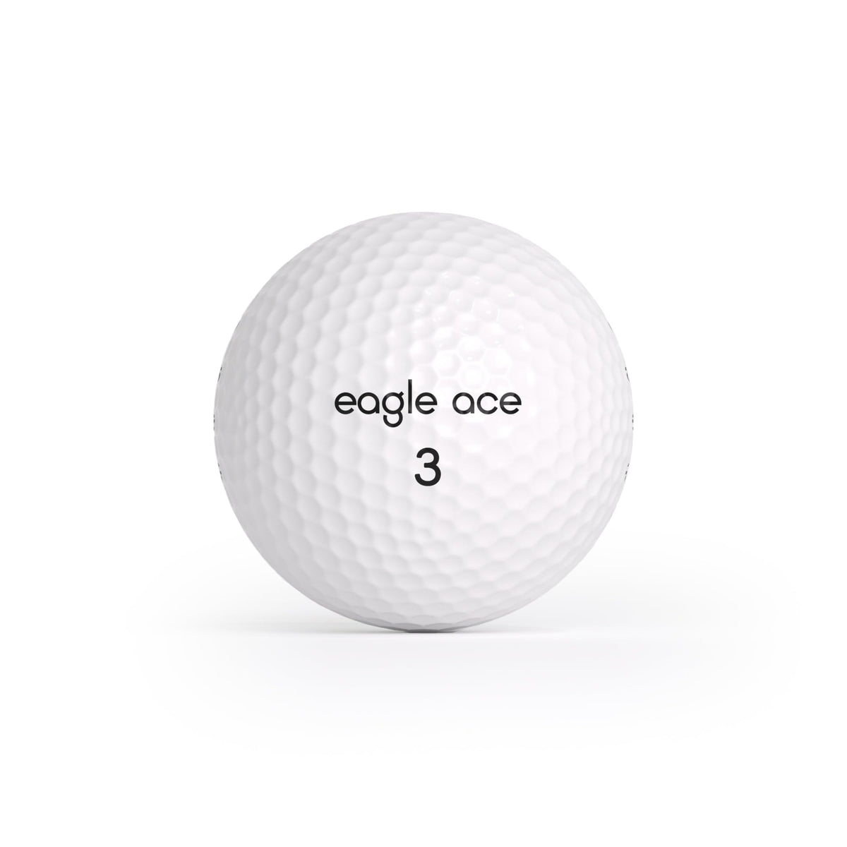 Eagle Ace Drive aerodynamic dimples boost lift and reduce drag for longer flight.