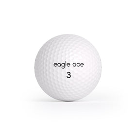 Eagle Ace Drive aerodynamic dimples boost lift and reduce drag for longer flight.
