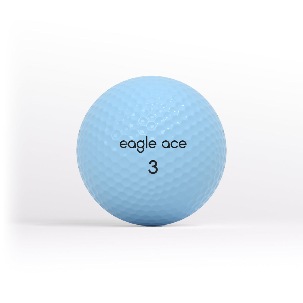 Eagle Ace Drive symmetrical dimples reduce drag for longer flights