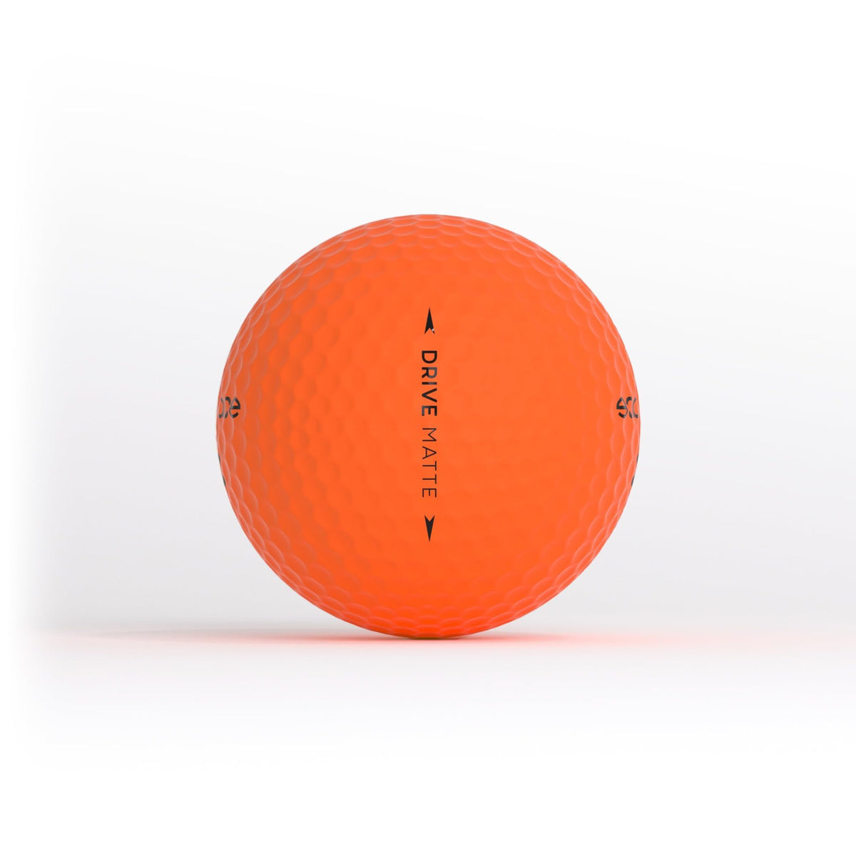 Eagle Ace DriveMatte red ball during driver impact illustrates durability and resilience.