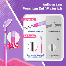 EagleStone adjustable-distance golf goal adds challenge during play.