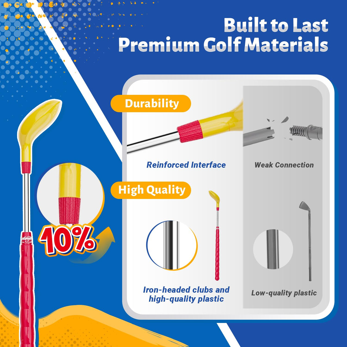 EagleStone adjustable goal to vary yard distances during play.