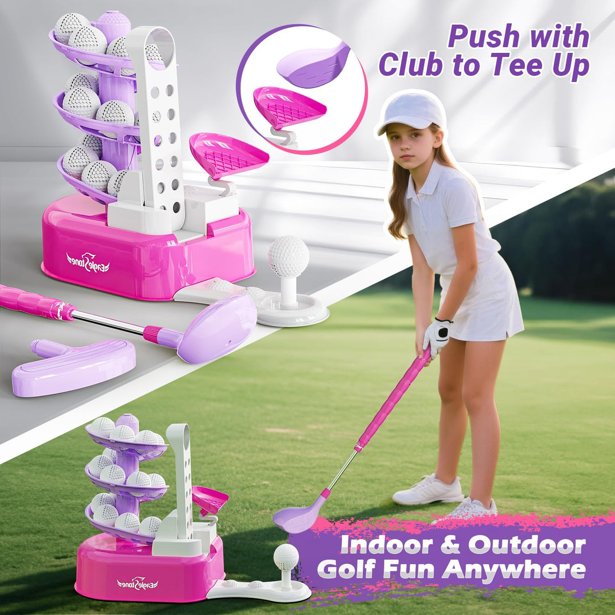 EagleStone golf set makes a thoughtful birthday or holiday gift.
