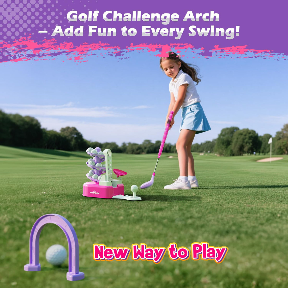 EagleStone set supports left and right handed compatibility for growing players.