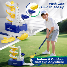 EagleStone Toddler Golf Set indoor-outdoor use for versatile spaces.