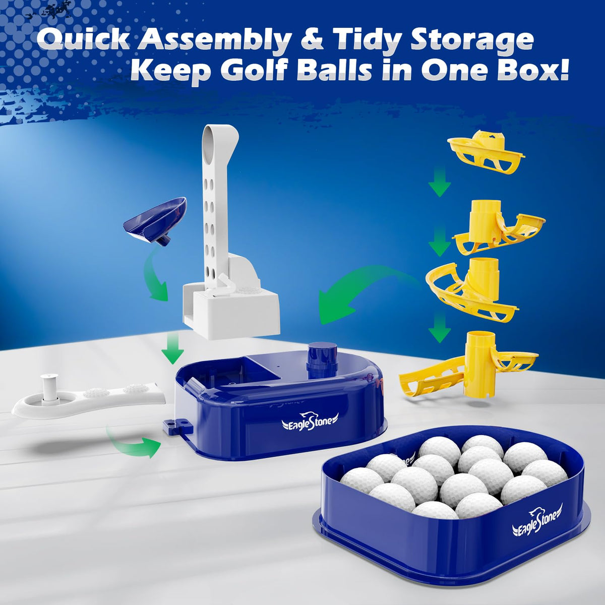 EagleStone Toddler Golf Set safety-focused design for kids.