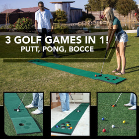 EastPoint Par Pong Golf Putting Game Foldable Design enables easy transport and quick setup.
