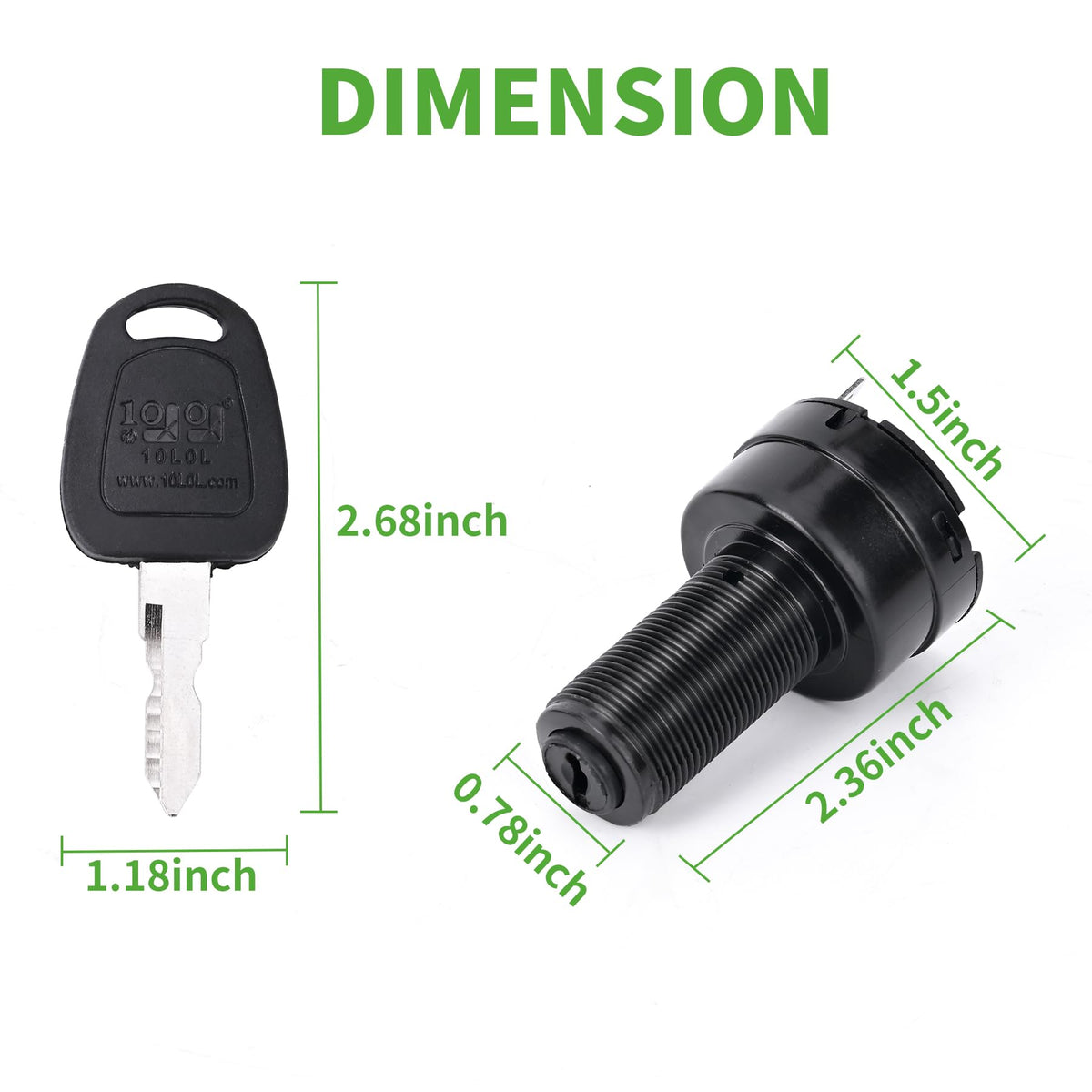 Easy installation cap and switch facilitates DIY maintenance