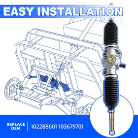 Easy install steps for Mixopoly steering rack and pinion kit