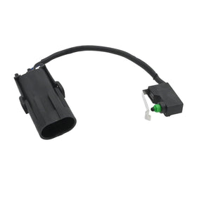 EATAKWARD reverse-switch on EZGO EV close-up shows precise operation.