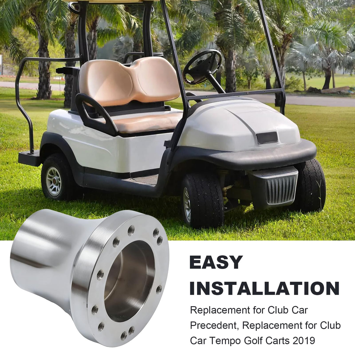 Tempo 2019 compatibility ensures secure 5-6 hole wheel connection.