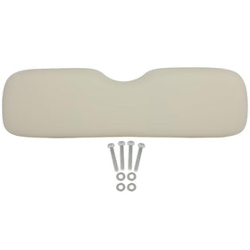 ECCPP golf cart front seat back cushion assembly in white, ready-to-install for EZGO RXV