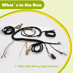 ECOMARK Club Car Precedent 2008 harness suited for weatherproof performance