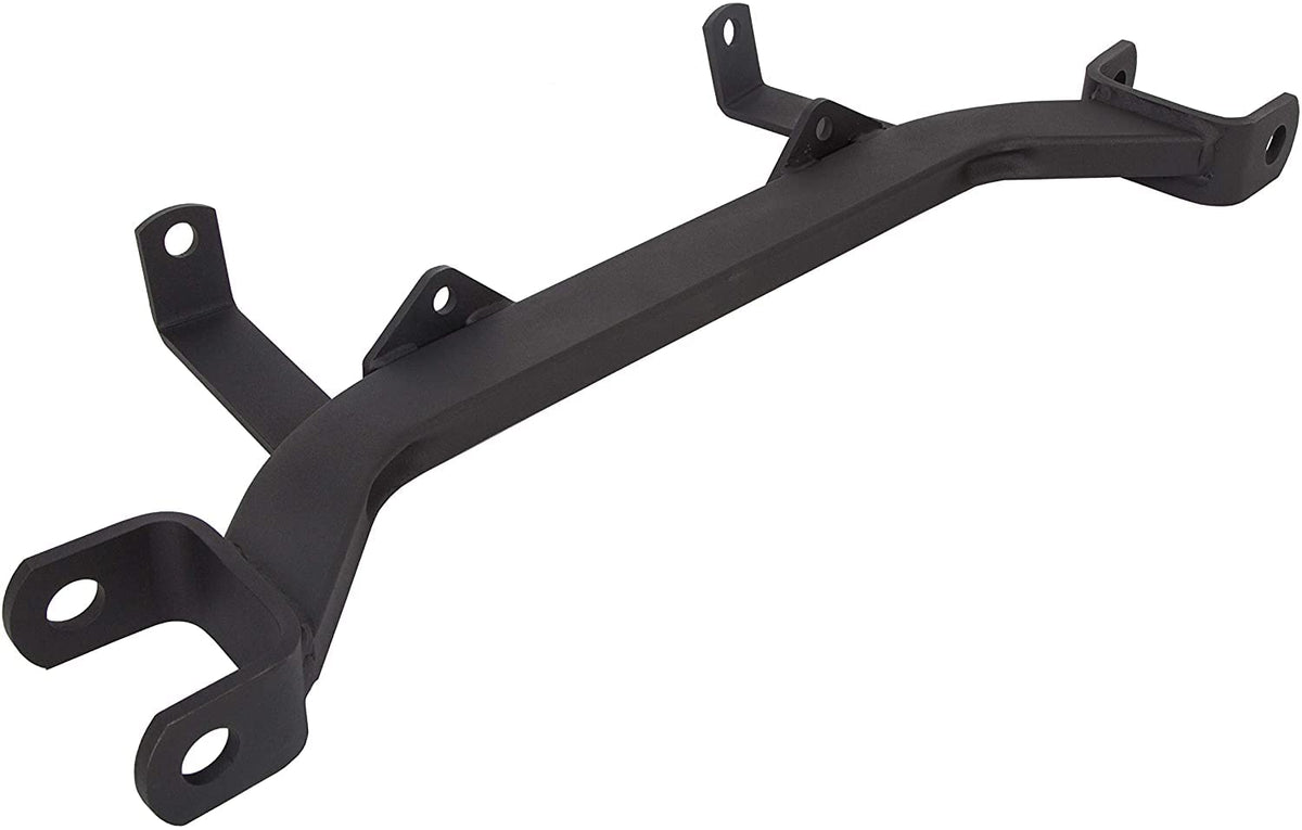 ECOTRIC 5-inch drop axle lift kit rear view with sturdy construction.
