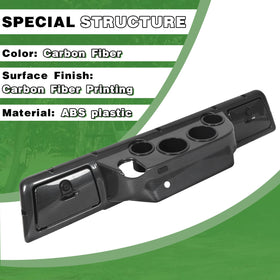 ECOTRIC dash board cover shows keys included for quick replacement