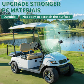 ECOTRIC 40W x 36.5H dimensions fit standard Club Car DS frames.
