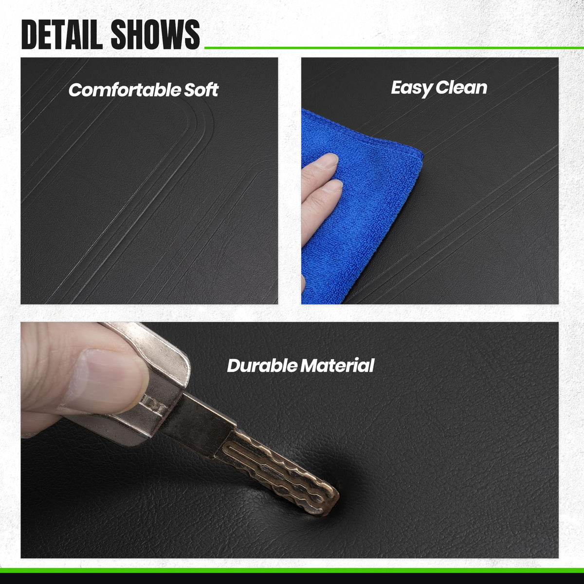ECOTRIC durable-scratch-resistant-cover resists scratches and cleans easily.