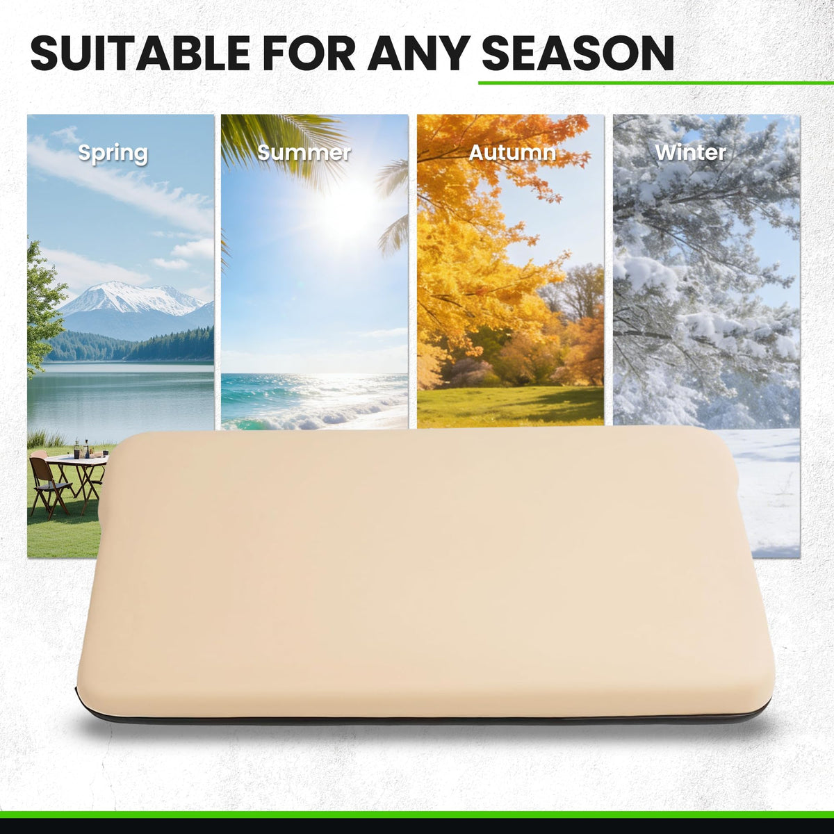ECOTRIC easy installation steps enable quick seat bottom swap.