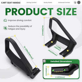 ECOTRIC golf cart arm rest left supports arm during long drives for EZGO TXT models