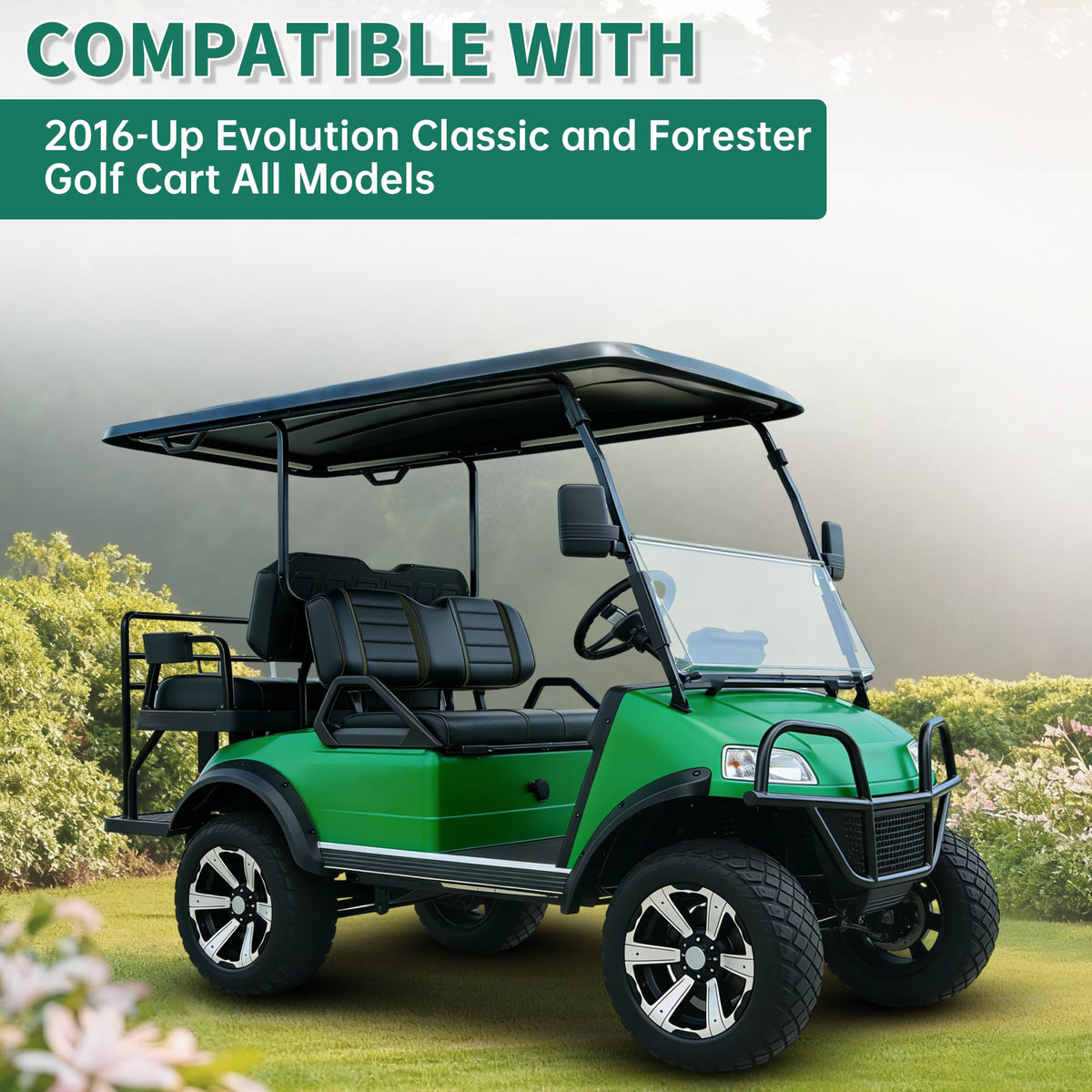 ECOTRIC windshield for Forester shows sharp visibility and weather protection.