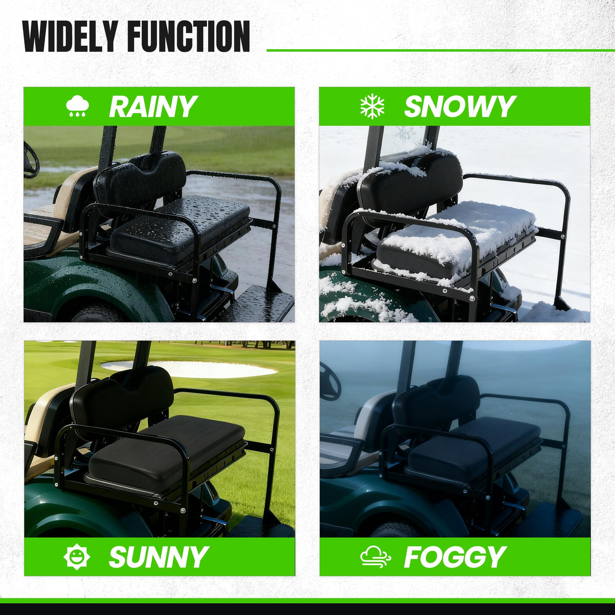ECOTRIC golf-cart-interior-comfort shows a warmer, stylish cabin boost.