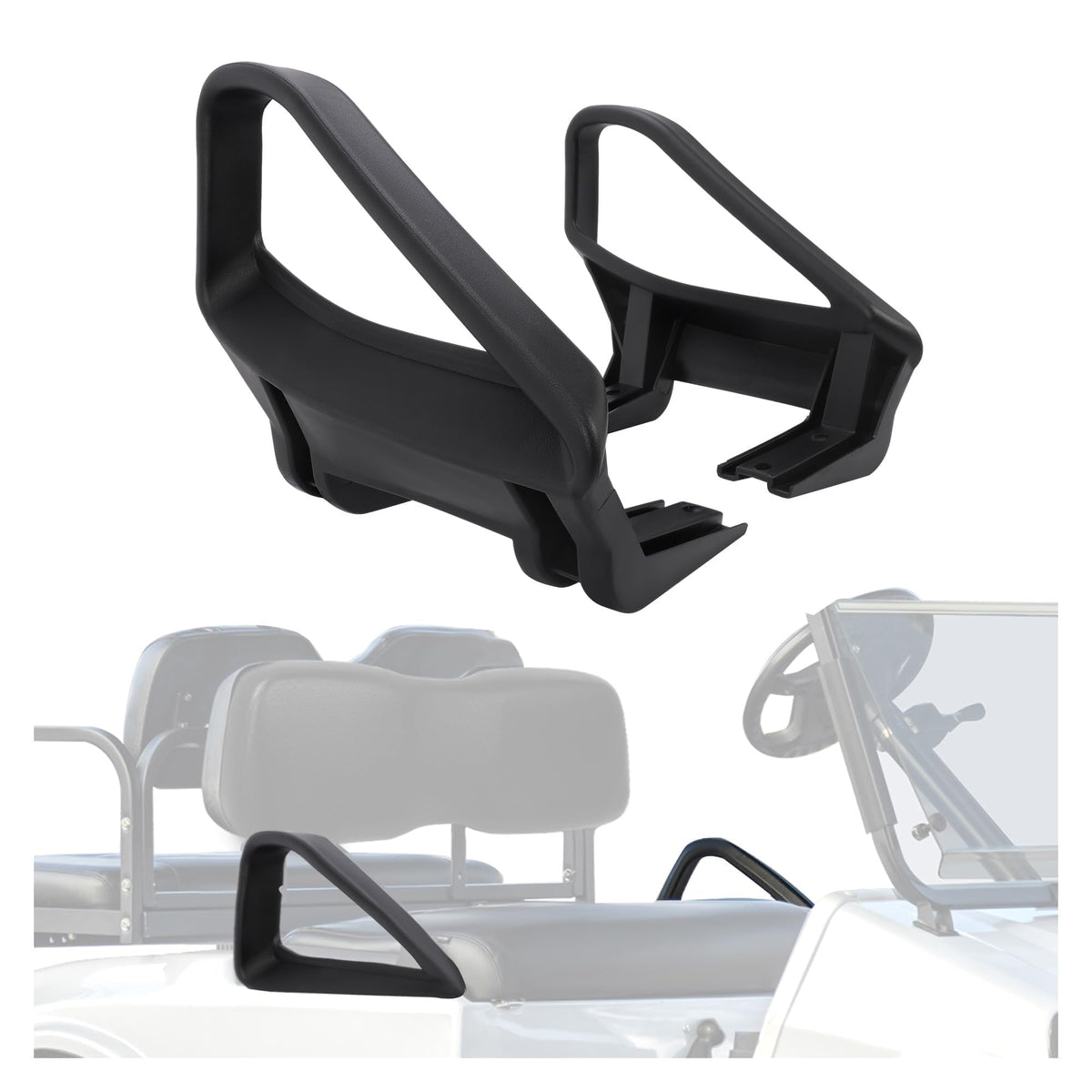 ECOTRIC golf cart pair seat handle left for EZGO TXT improves stability on bumpy roads