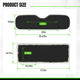 ECOTRIC seat cushion foam delivers high-density comfort on rides.