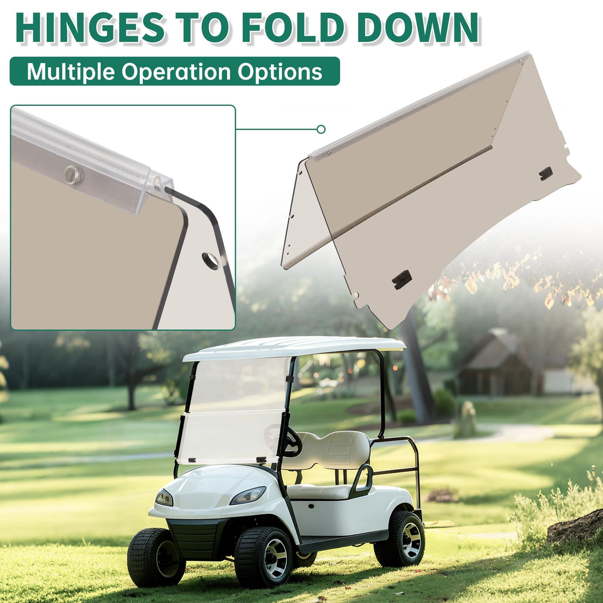 ECOTRIC mounting hardware included for quick, tool-free installation.