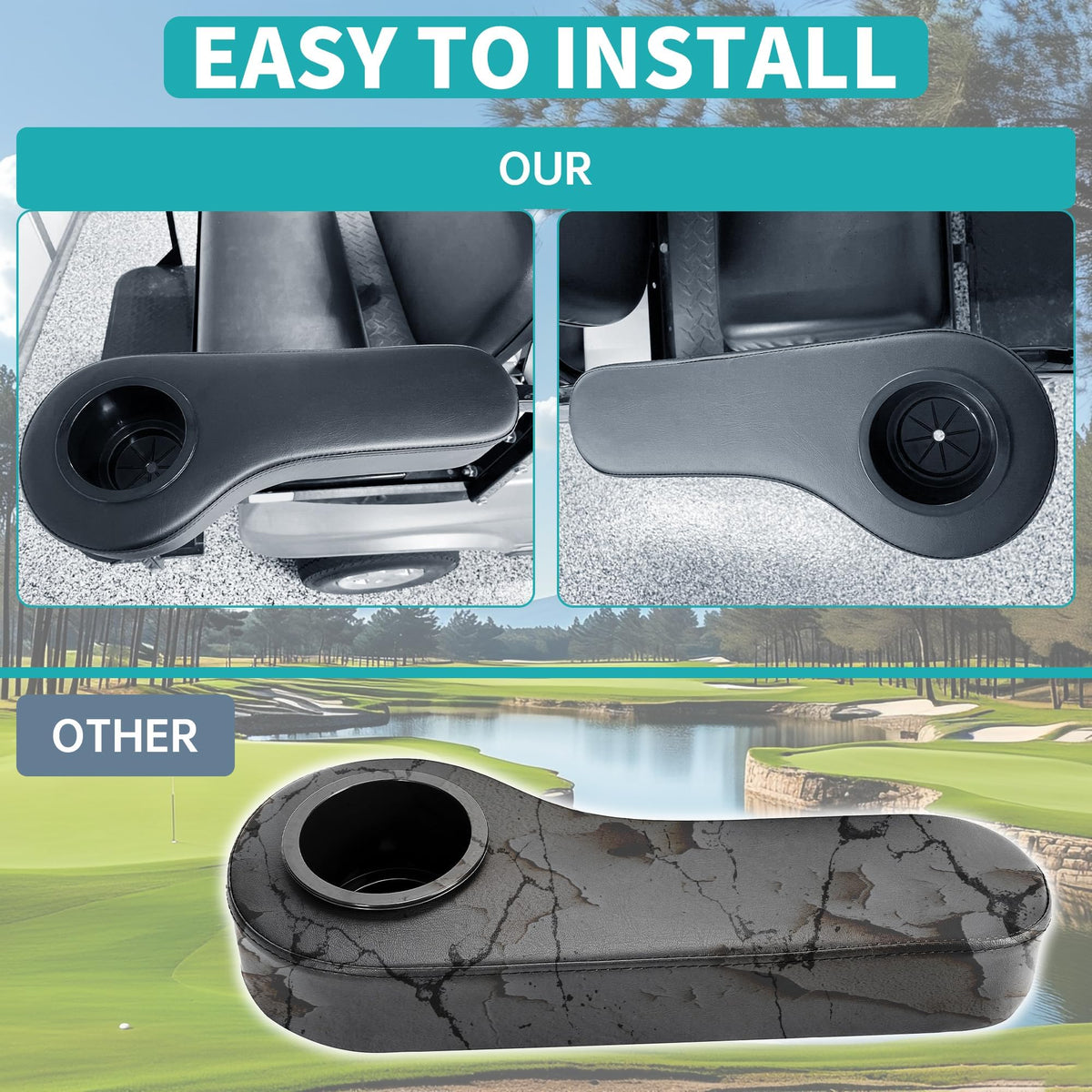ECOTRIC mounting hardware included for quick, secure installation.