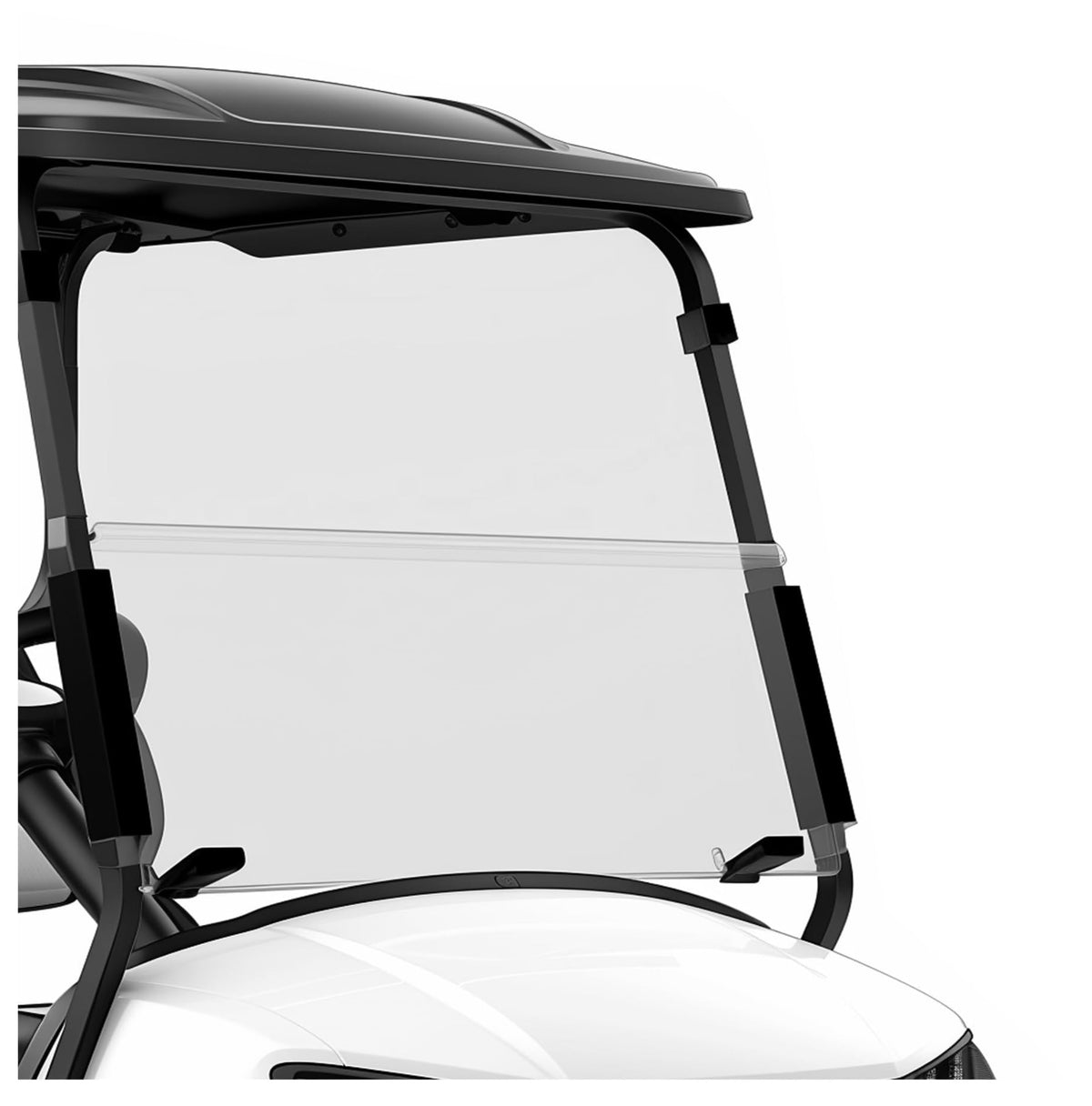 ECOTRIC protective film covers windshield surface during shipping