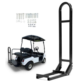 ECOTRIC rear seat grab bar provides secure passenger support on golf carts.