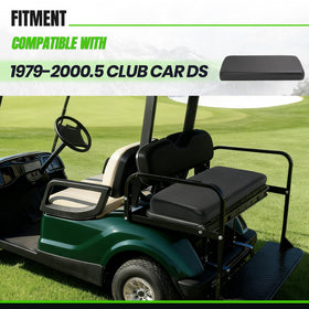 ECOTRIC seat-cushion-replacement-black offers plush foam and durable, easy-care cover.