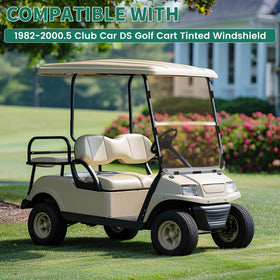 ECOTRIC tinted windshield with mounting hardware included for quick, tool-free installation.