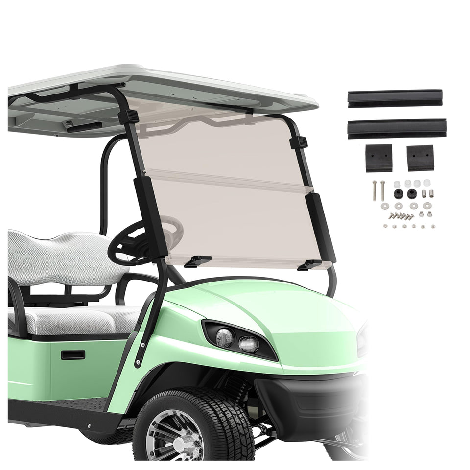 ECOTRIC tinted windshield for EZGO TXT/Medalist reduces sun glare and improves visibility.