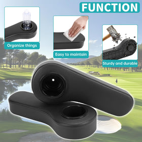ECOTRIC universal arm rest fits most rear-seat golf carts for EZGO Club Car Yamaha.