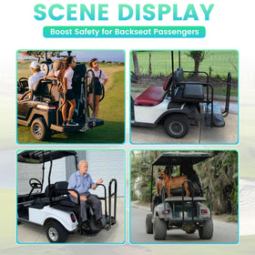ECOTRIC universal fit works with EZGO, Club Car, and Yamaha rear seats.