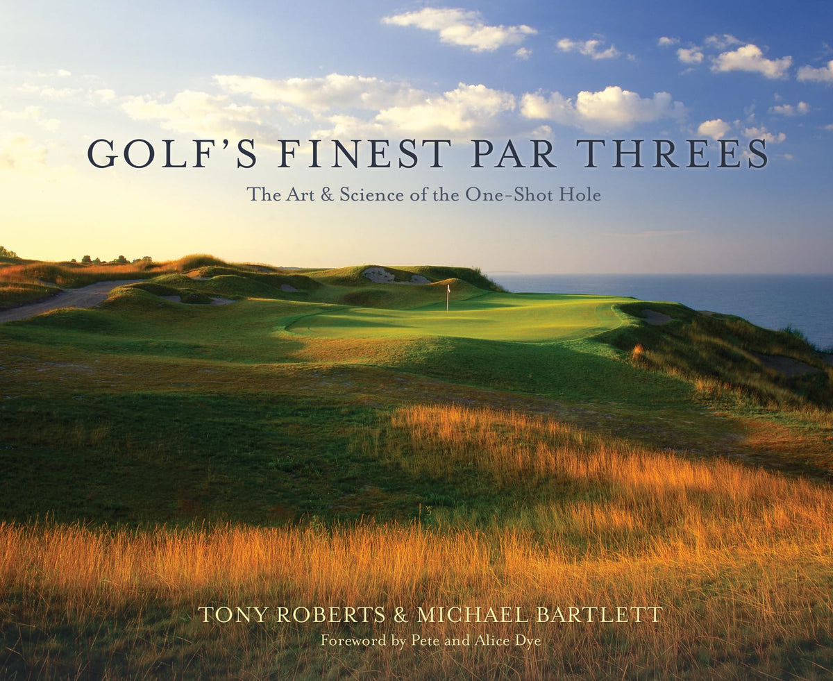 ECW Press's Golf's Finest Par Threes cover, ideal for collectors seeking design insights and historic course stories.