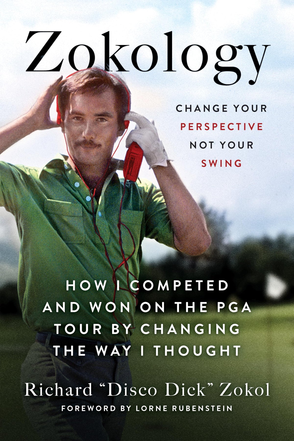ECW Press Zokology book cover showing the author's journey and mindset shifts for golfers seeking mental resilience