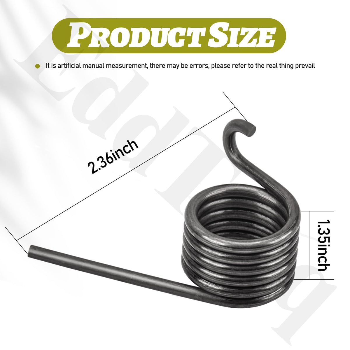 EddTorq 90508-40543 spring on cart brake illustrates compatibility.