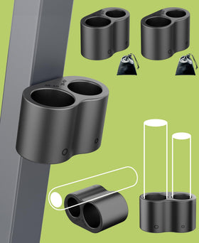 eddyrise premium silicone cigar holder mounted on steel surface with strong magnetic grip.