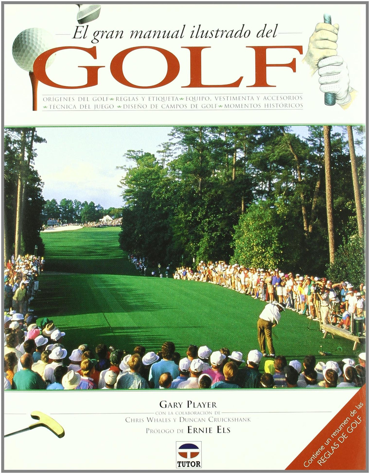 Ediciones Tutor golf manual cover with practical tips for modern play