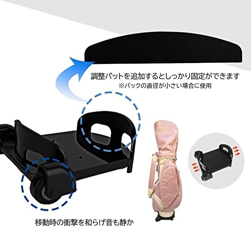 EdisonGolf AHA ergonomic handle provides comfortable carrying during practice.