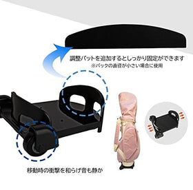 EdisonGolf AHA ergonomic handle provides comfortable carrying during practice.