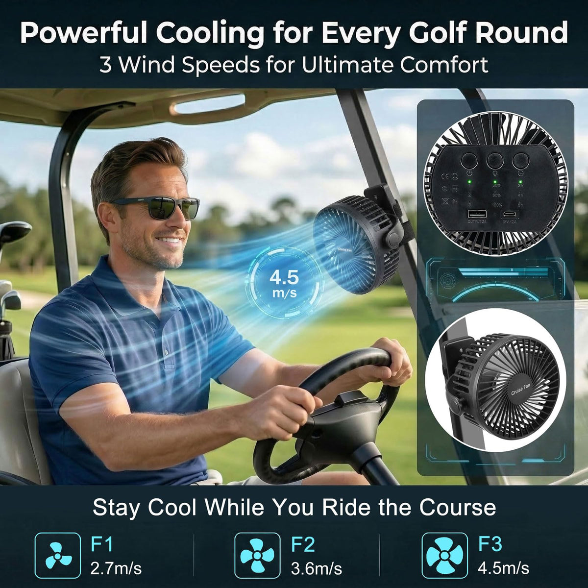EKCBS 3-speeds offer customizable airflow for different conditions.