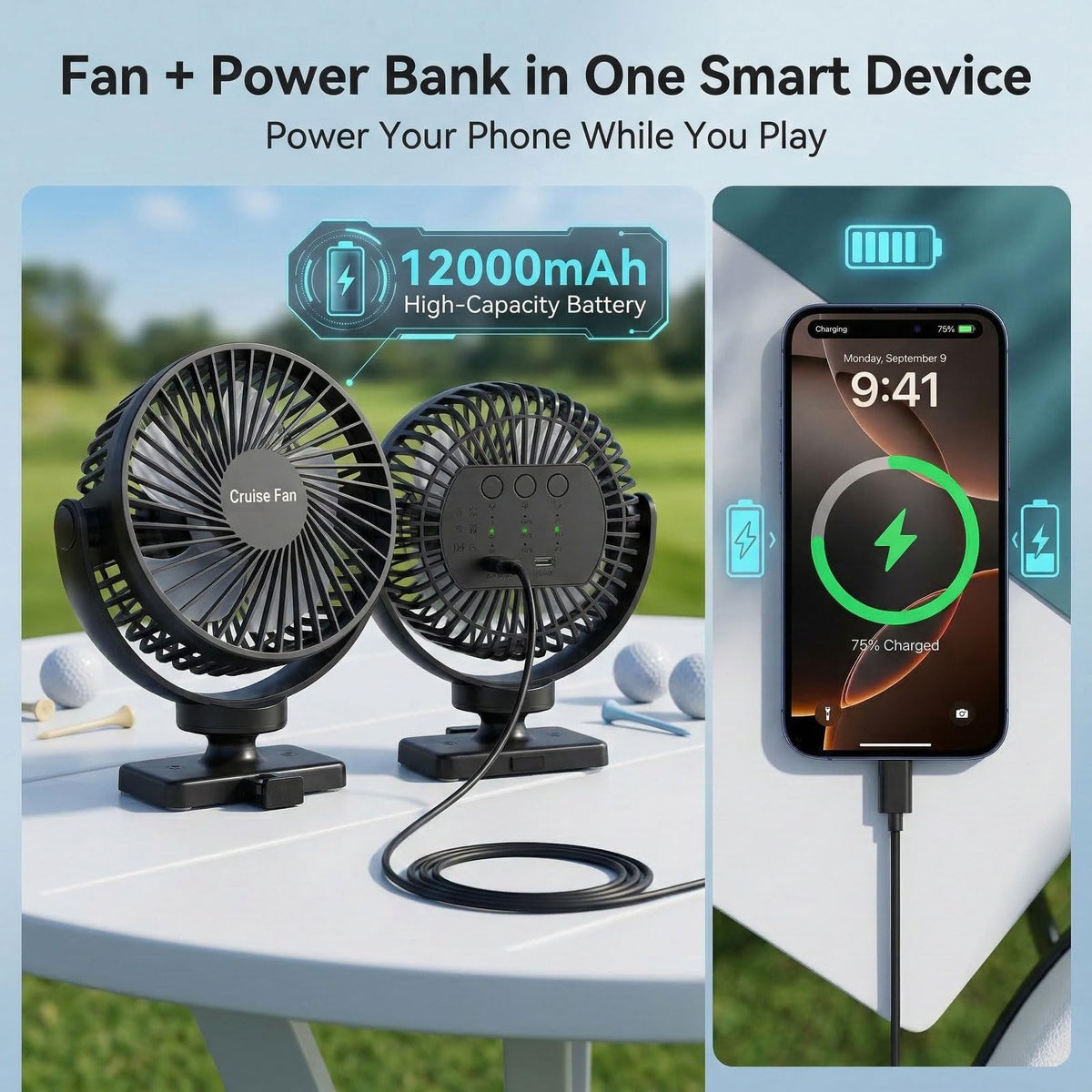 EKCBS 720-degree adjustable airflow directs cooling precisely where needed.