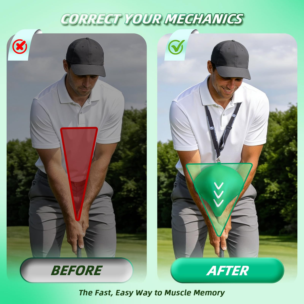 EKEPE adjustable anti-drop lanyard keeps the trainer secure during practice.