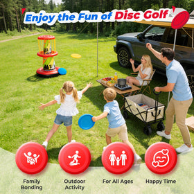 EKEPE disc golf discs set ready for quick-start play.