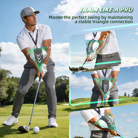 EKEPE ball with V-shape guidance to reinforce proper takeaway and follow-through.