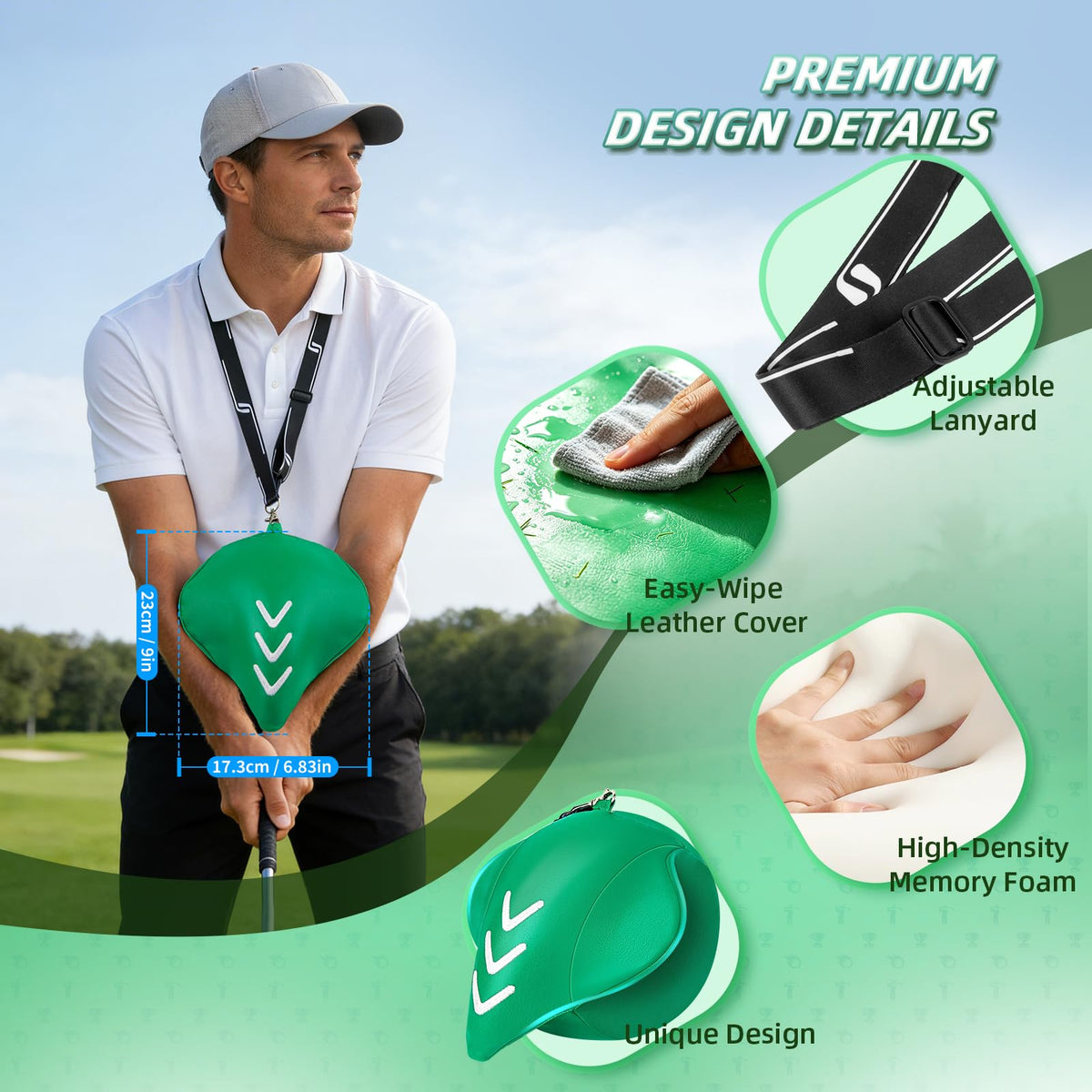 EKEPE leather cover removable for easy cleaning and durability.