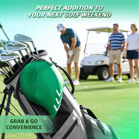 EKEPE portable golf trainer designed for home, range, or travel use.